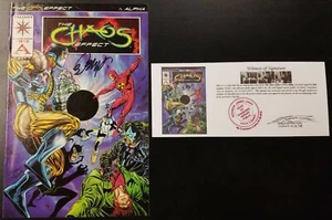 The Chaos Effect (1994) Alpha Omega Epilogue 1 & 2 SIGNED Notarized Layton Chen - Picture 1 of 31