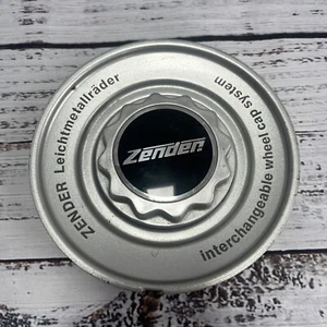 Original ZENDER Sport Silver Alloy Wheel Center Plastic Cap Cover Hub RARE 147mm - Bild 1 von 10