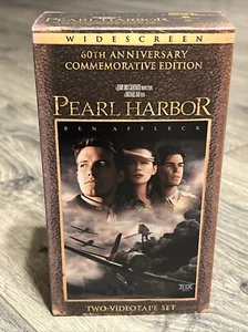Pearl Harbor VHS 2001 2 Tape Set Widescreen 60th Anniversary Commemorative Ed. - Picture 1 of 3