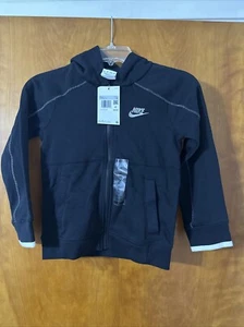 Nike Sportswear Boy's Club Pullover Hoodie DQ9079-010 Black Hoodie Size XS - Picture 1 of 6