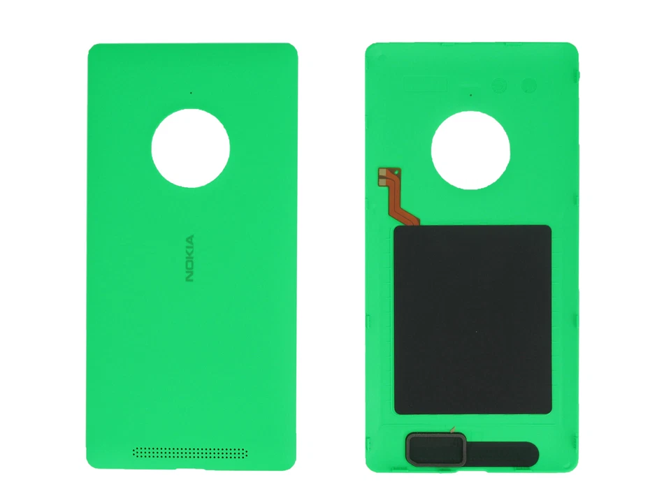Genuine Nokia Lumia 830 Green Battery Cover With Qi - 00812N1 — 第 1/1 张图片