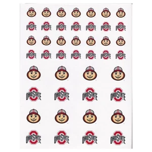 Ohio State Buckeyes kleiner Stickerbogen - 2 Blätter - Bild 1 von 1