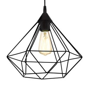 Pendellampe Tarbes 1 flammige Vintage Pendelleuchte im Retro Look Material St... - Bild 1 von 5