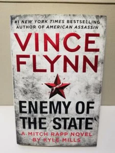 Enemy of the State (Mitch Rapp #16) by Vince Flynn/Kyle Mills 1st/1st HB DJ VGC! - Imagen 1 de 12