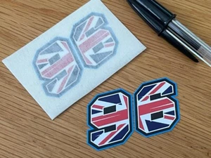 Jake Dixon Race Number 96 - (Very Small Pair) - UK SELLER - Picture 1 of 1