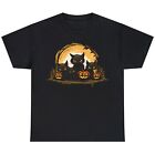 Cute Black Cat Halloween T-shirt S-5XL, Black Cat T-shirt