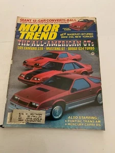 July 1983 Motor Trend Magazine The All American GTs - Picture 1 of 3