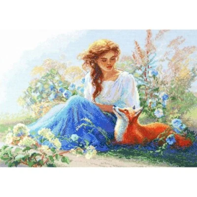 Kit Punto Cruz Prado Madre Naturaleza A1004 RIOLIS 40x30cm Foto 1 de 4