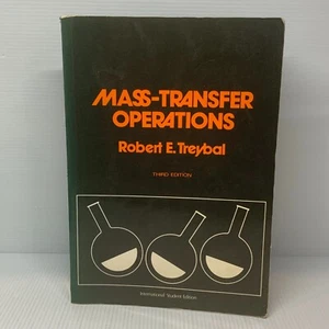 Mass Transfer Operations by Robert E. Treybal (Paperback Book) Guidebooks - Bild 1 von 8