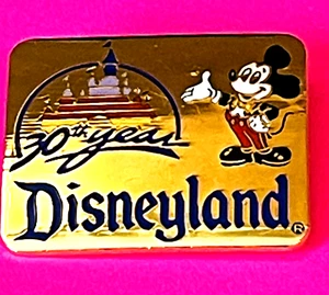 Disneyland 1985 pin de oro Mickey and Castle - Imagen 1 de 1
