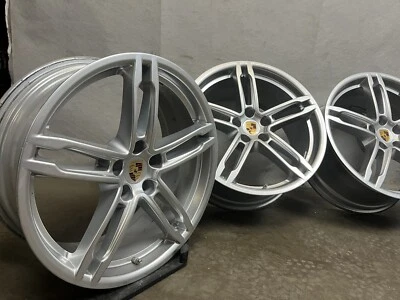 Original Porsche Macan II III 19 Zoll Alufelgen Felgen Satz inkl. RDKS Turbo - Bild 1 von 4