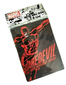Daredevil The Man Without Fear Vintage Style Metal / Tin Sign 10.5 Inch X 7 Inch - Picture 1 of 2