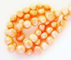 Süsswasser Perlen Zuchtperlen orange 7~8mm 55 Stück  SERAJOSY