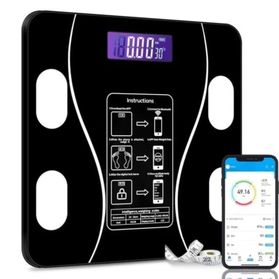 Balance Smart Balance Intelligente Bluetooth Digital Avec App Calories 180kg - Photo 1/4