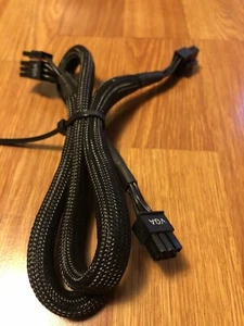 (5) EVGA 8 PIN TO dual 8+6 PCIE VGA Power Cable for SuperNOVA 750 - 1600. - Picture 1 of 3