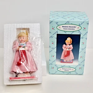 Madame Alexander Figurine Waiting for Santa 91010 Christmas w Original Box & COA - Picture 1 of 7