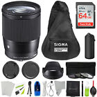 Sigma 16mm f/1.4 DC DN lens for Canon M-Mount with Essentials Accessory Bundle