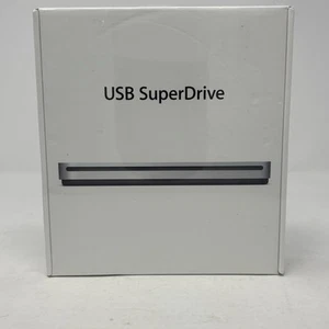 Apple Mac USB SuperDrive CD/DVD Disc Reader MD564LL/A External A1379 NEW/SEALED - Afbeelding 1 van 5