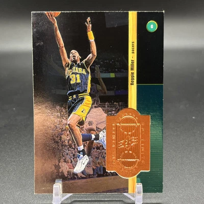 1998-99 SPx Finite - #54 Reggie Miller 4619/10000 - Image 1 of 2