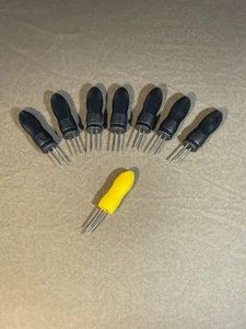 12 Vintage Maiskolbenhalter mit Nylongriffen (1027) - Bild 1 von 1