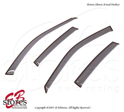 Para Chevrolet Lumina 1995-2000 Cinta en Gris Ceniza JDM Viseras de Ventana Deflector 4 un. Foto 1 de 4
