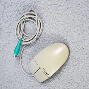 Vintage Hewlett Packard M-8S4 HP 2 Button Ball Mouse - Picture 1 of 4