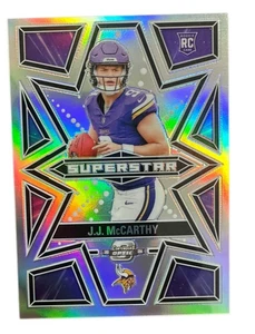 2024 Contenders Optic J.J. McCarthy #S-JMY Superstar RC SILVER HOLO CASE HIT SSP - Picture 1 of 2