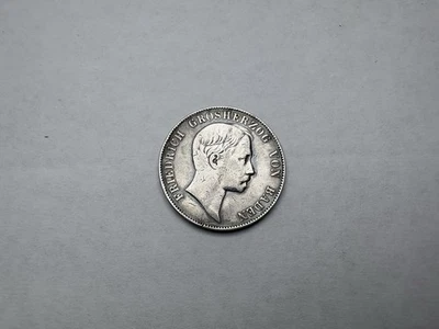 Grand Duchy Of Baden 1 Vereinsthaler 1865 Grand Duke Friedrich SS 96500 - Image 1 of 4