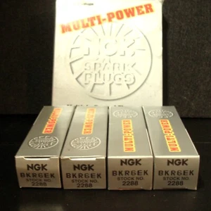 4-New NGK V-Power Copper Spark Plugs Made in Japan BKR6EK 2288 - Picture 1 of 1