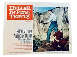 Heller In Pink Tights Sophia Loren Vintage Lobby Card Movie Theater Home Decor - Picture 1 of 2