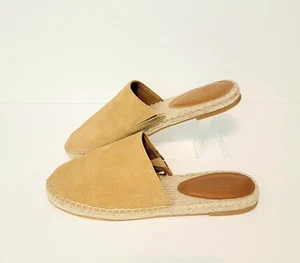 Scarpe sandali GAP taglia 10 espadrillas slide on punta chiusa cargo cachi scamosciati nuovi senza etichette - Foto 1 di 7