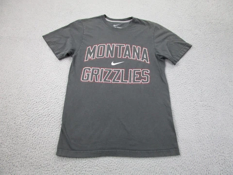 Nike Montana Grizzlies Shirt Mens S Gray Adult Tee Small Cover