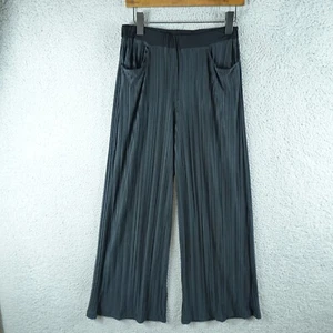 Alembika Womens Pants 1 Grey Straight Flowy Career Work Office Corporate Knit - Picture 1 of 10