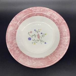 Johnson Brothers Summer Chintz 1 x Pastaschale rosa marmoriert Schwammrand 26 cm Durchmesser - Bild 1 von 9