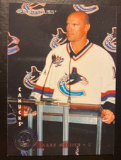 Mark Messier 1997-98 Donruss Silver Press Conference # 4 Vancouver Canucks