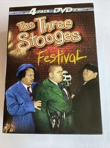 The Three Stooges Festival (DVD, 2000, 4-Disc Set) - Picture 1 of 7