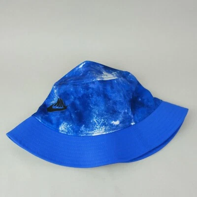 Nike Youth Unisex Tie-Dye Bucket Hat DH1095-500 blau Size M/L Anglerhut