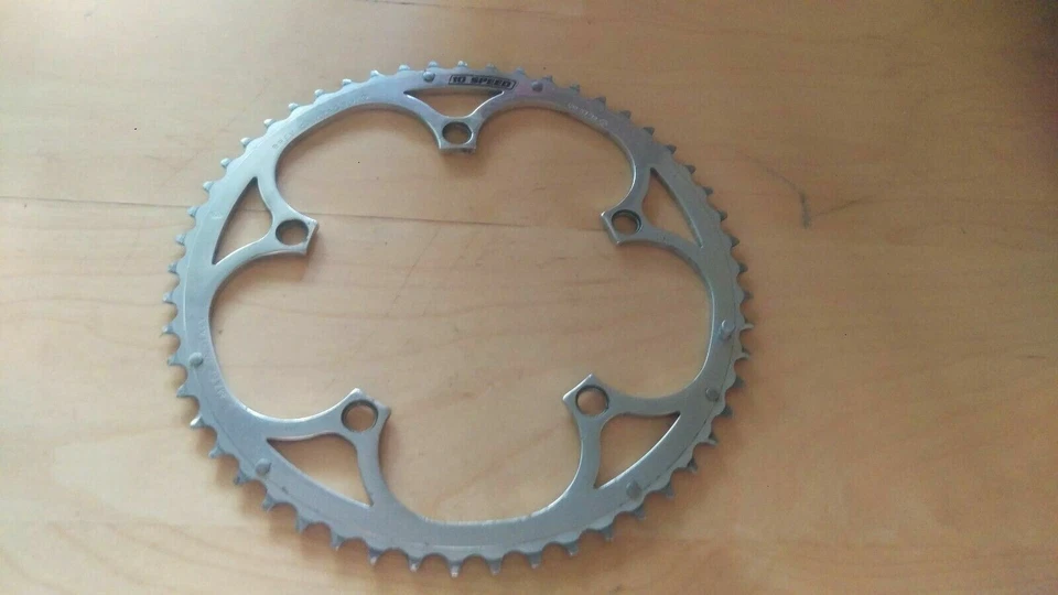 Campagnolo 10 Speed Chain Ring 53 t 135 BCD Chorus Athena Veloce Record Bianchi - Изображение 1 из 4