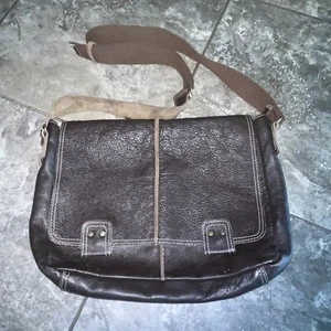 Wilson Messagner Tasche braun Pebbled Leder - Bild 1 von 14