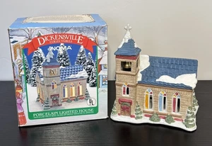 NOMA 1983 Dickensville Collezionismo Natale Bianco Mattone Chiesa Vedi Descrizione - Foto 1 di 11