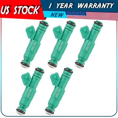 For Volvo S60 2003-2007 V70 2004-2007 2.5L Volvo C70 2.4L 2004 5x Fuel Injectors - Изображение 1 из 4