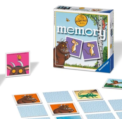Ravensburger The Gruffalo Mini Memory Game - Matching Picture Snap Pairs Game fo - Photo 1/4