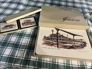 Set Of Six Jason Placemats And Coasters Australian Pubs As New In Boxes - Picture 1 of 3