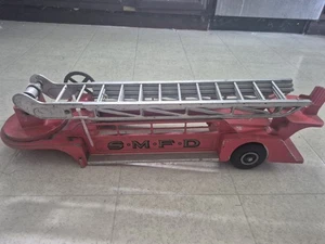 Vintage 1950's Smith Miller Mack S.M.F.D Aerial Ladder Cast Fire Truck Parts - Picture 1 of 10