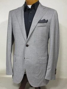 Suitsupply LaSpalla Sport Coat Blazer 40R Gray Wool Cashmere Silk Neapolitan - Picture 1 of 9