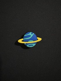 Charm For Croc Shoes Planet Space Saturn 
