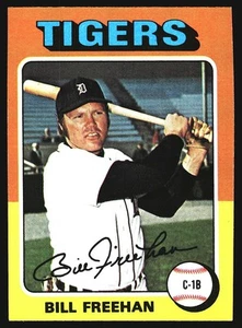 1975 Topps #397 Bill Freehan BASEBALL Detroit Tigers - Picture 1 of 2