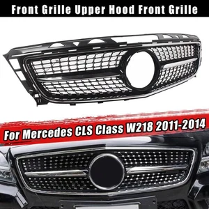 NEU Für Mercedes Benz CLS Klasse W218 2011-2014 Schwarz Kühlergrill Frontgrill / - Picture 1 of 16
