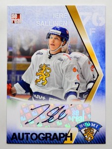 2016 Sereal Team Finland Autograph #FIN-AUT-020 Jere Sallinen 39/50