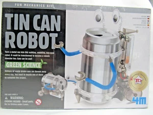 Tin Can Robot DIY Kids 4M Green Science Fun Mechanics Kit New - Picture 1 of 7